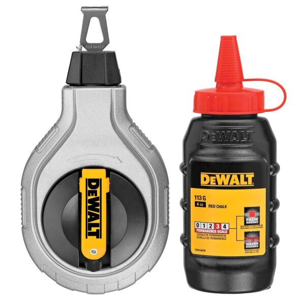 DEWALT Schlagschnur-Set 30m mit roter Kreide