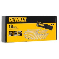 DEWALT Ring-Maulschl Set metrisch 18-tlg